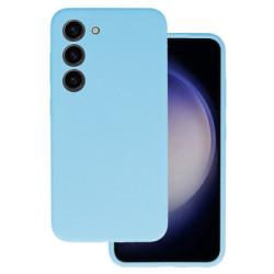 Viedtālruņa aizmugurējais vāciņš Samsung Galaxy S23 Silicone Lite Light Blue