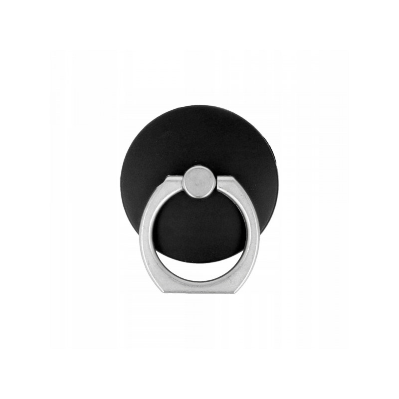 Viedtālruņa pirkstu turētājs Ring Circle Black