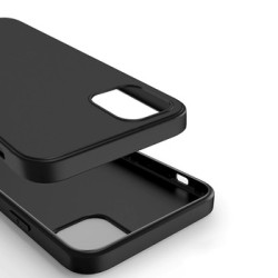 Viedtālruņa aizmugurējais vāciņš Apple iPhone 11 Pro Max Matt Case Black