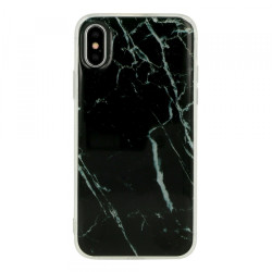 Viedtālruņa aizmugurējais vāciņš Samsung Galaxy A70 / A70S Marble Black
