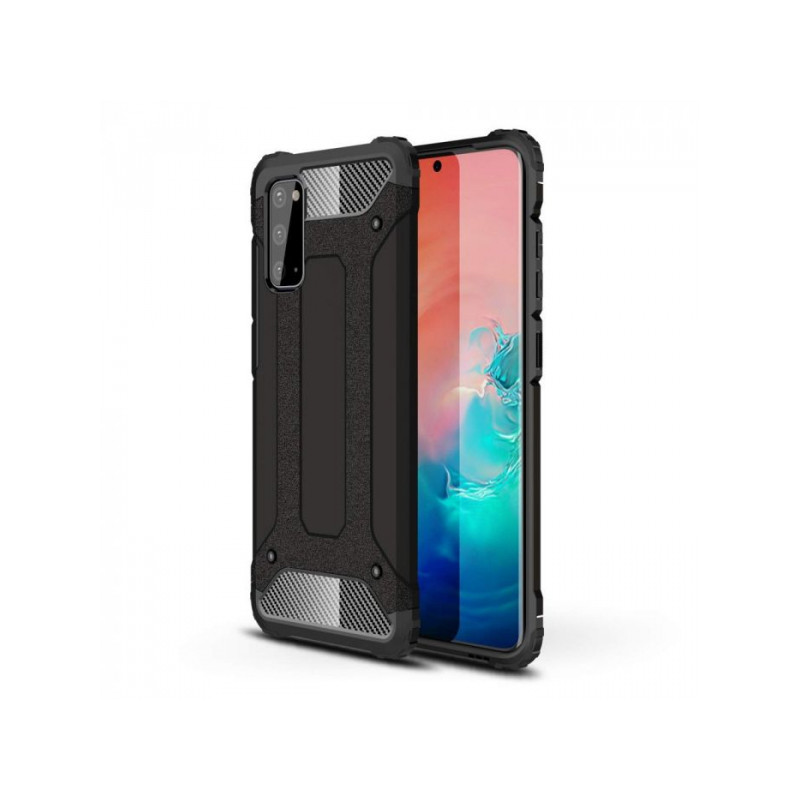 Viedtālruņa aizmugurējais vāciņš Samsung Galaxy S20 Armor Carbon Black