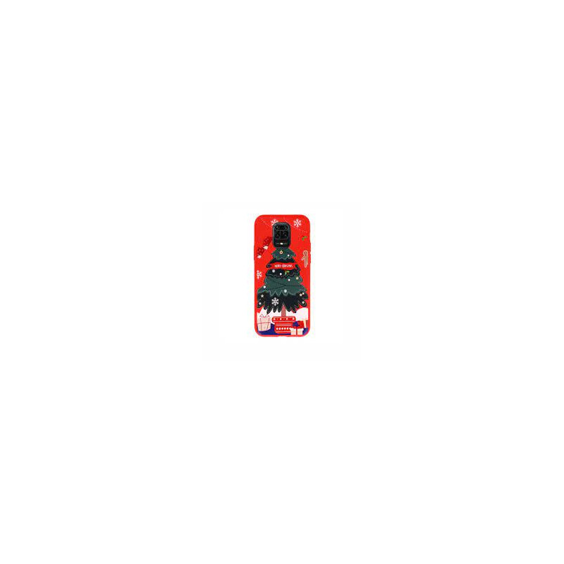 Viedtālruņa aizmugurējais vāciņš Xiaomi Redmi Note 9 Pro / Pro Max / S Christmas Design 6 Red, With Design