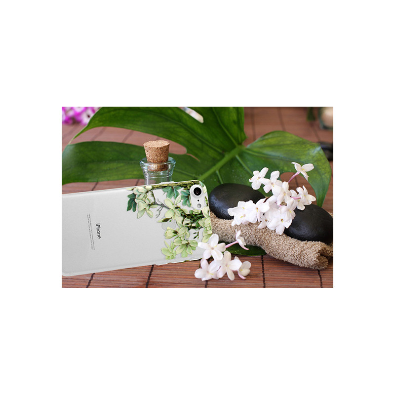Viedtālruņa aizmugurējais vāciņš Samsung Galaxy A10 Floral Jasmine Transparent, With Design