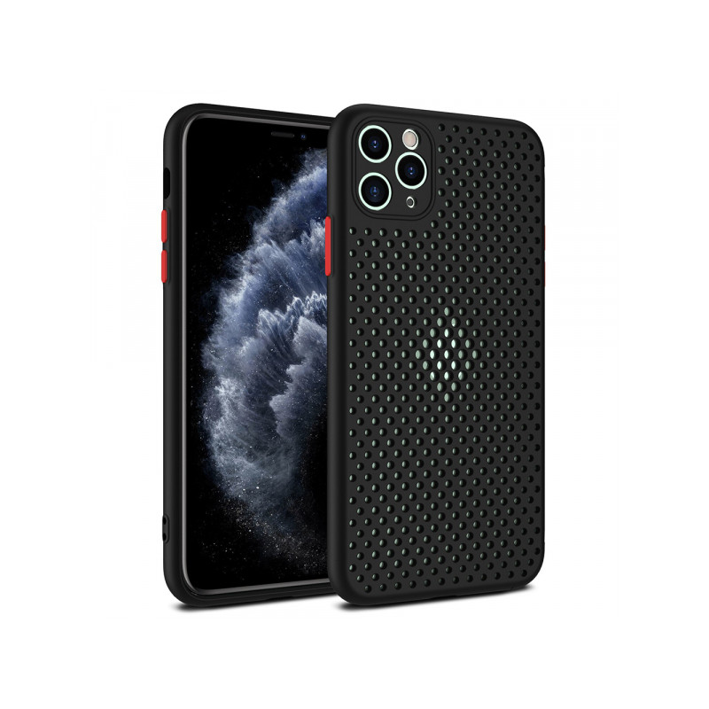 Viedtālruņa aizmugurējais vāciņš Samsung Galaxy A10 Breath Black