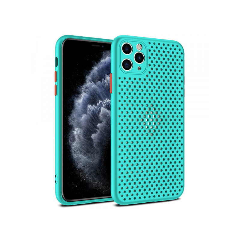 Viedtālruņa aizmugurējais vāciņš Samsung Galaxy A21S Breath Turquoise Blue