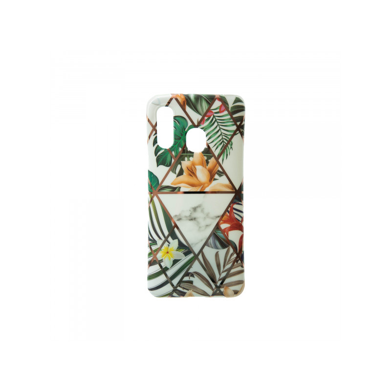 Viedtālruņa aizmugurējais vāciņš Samsung Galaxy A40 Cosmo Marble Design 5 Mixed, With Design