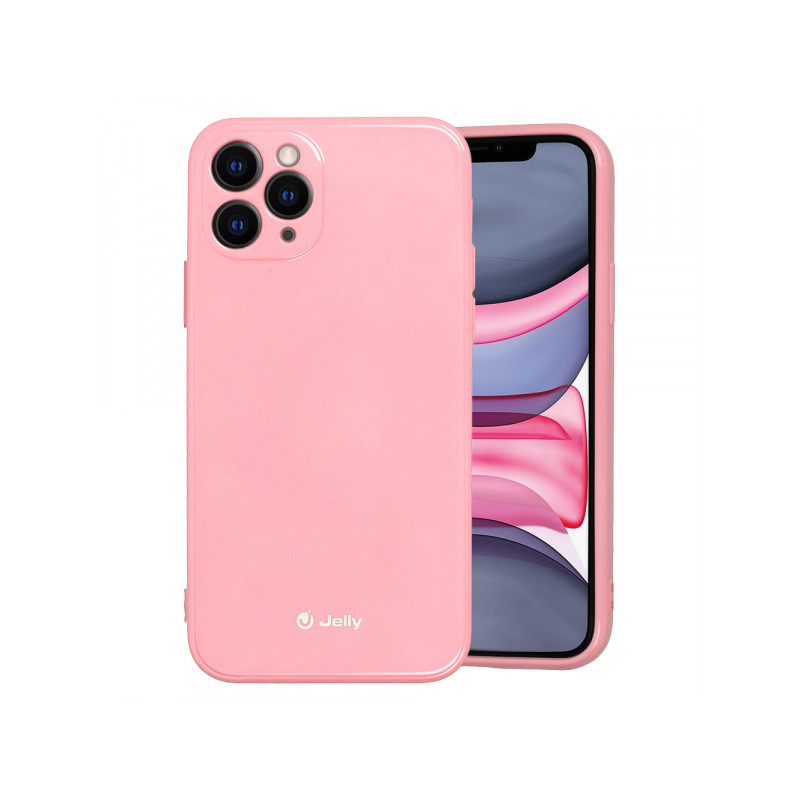Viedtālruņa aizmugurējais vāciņš Apple iPhone 11 Jelly Light Pink