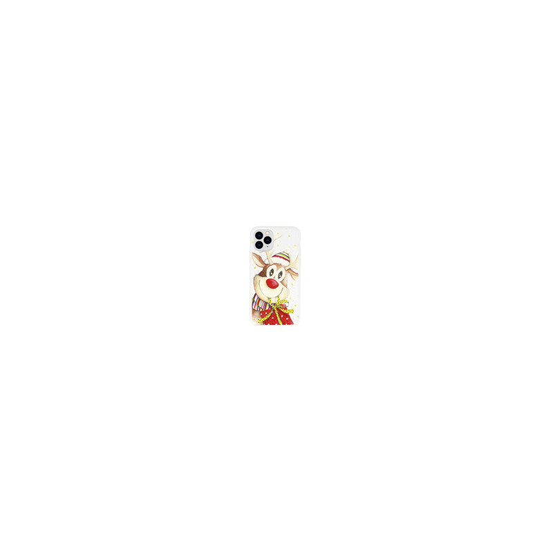 Viedtālruņa aizmugurējais vāciņš Apple iPhone X/XS Christmas Design 3 White, With Design