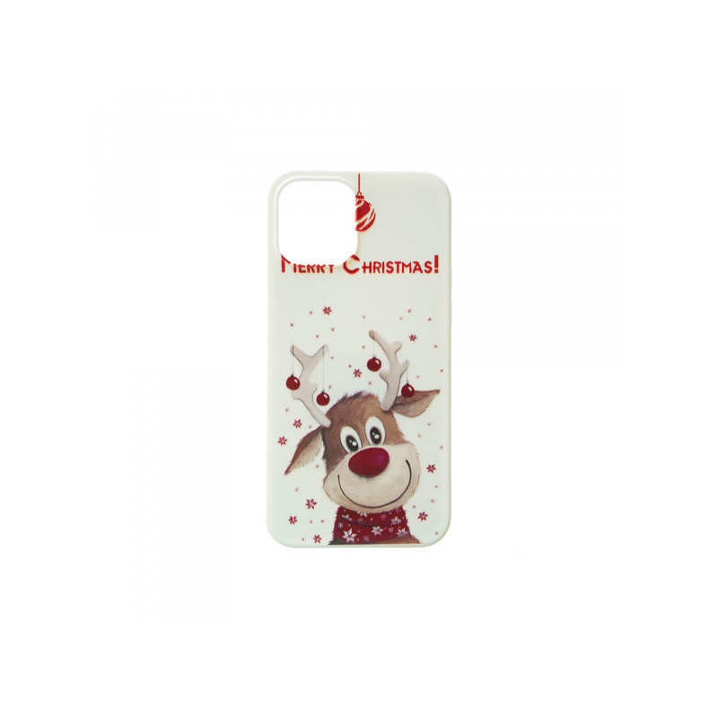Viedtālruņa aizmugurējais vāciņš Apple iPhone 12 Pro Max Christmas Design 2 White, With Design