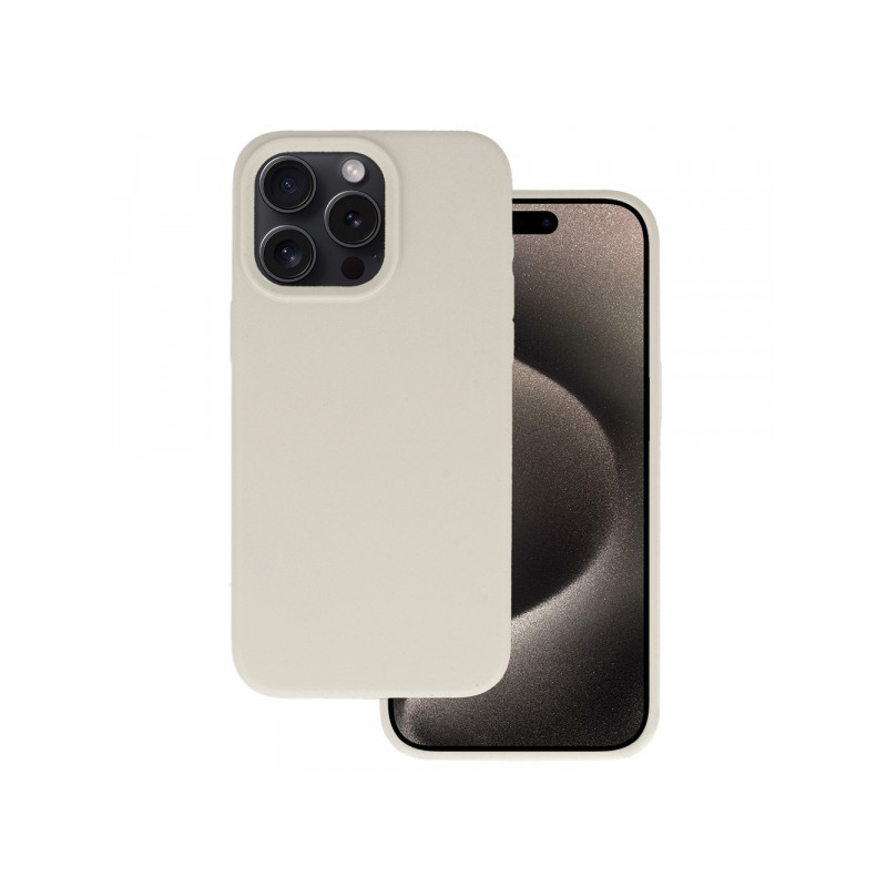 Viedtālruņa aizmugurējais vāciņš Xiaomi Redmi 12 4G Silicone Lite Beige