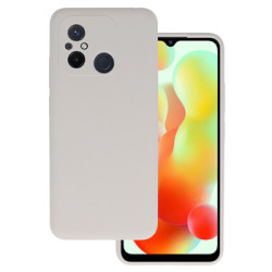 Viedtālruņa aizmugurējais vāciņš Xiaomi Redmi 12C Silicone Lite Grey