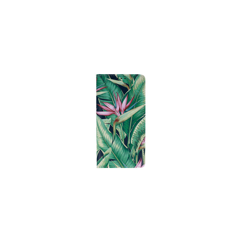 Viedtālruņa atveramais maciņš Apple iPhone 11 Smart Book Flower Green, Pink