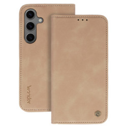 Viedtālruņa atveramais maciņš Samsung Galaxy A15 5G Smart Case Beige