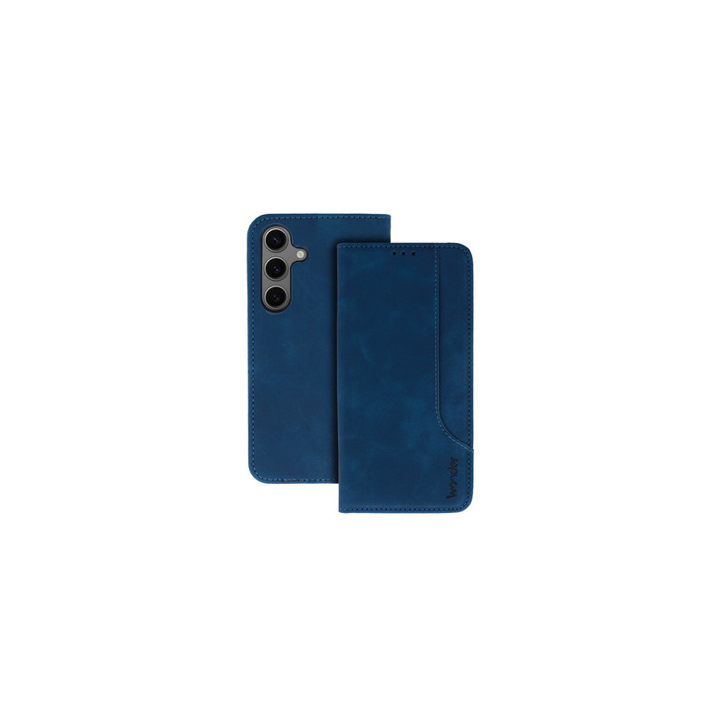 Viedtālruņa atveramais maciņš Samsung Galaxy S24 FE Wonder Prime Case Blue
