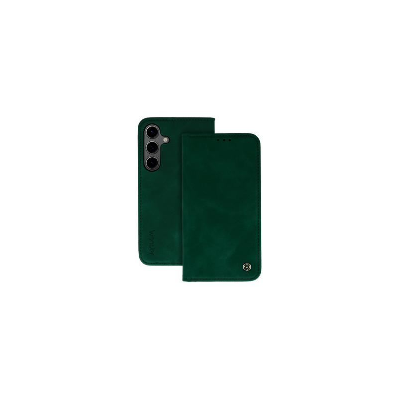 Viedtālruņa atveramais maciņš Samsung Galaxy S25 Smart Case Green