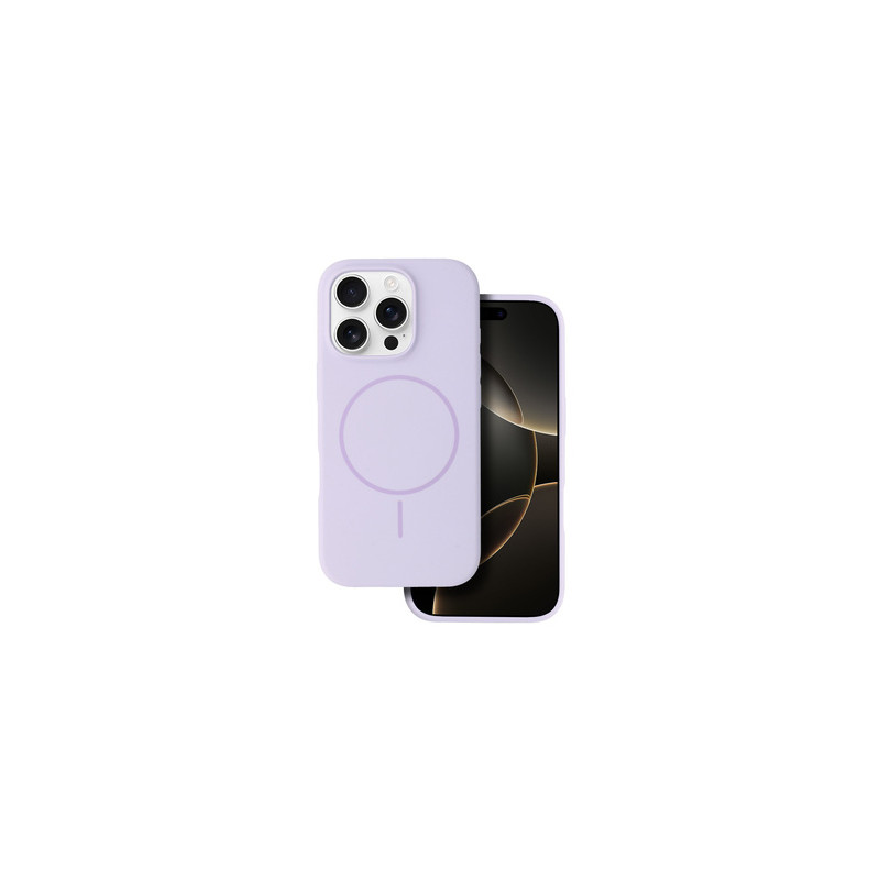 Viedtālruņa aizmugurējais vāciņš Apple iPhone 14 Mag slim silicone Violet