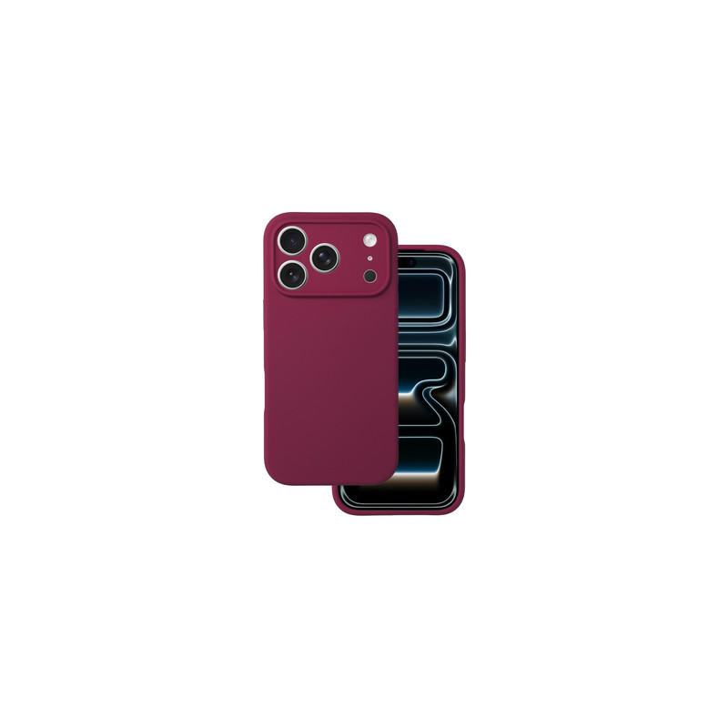 Viedtālruņa aizmugurējais vāciņš Apple iPhone 17 Pro Max Silicone Lite Burgundy