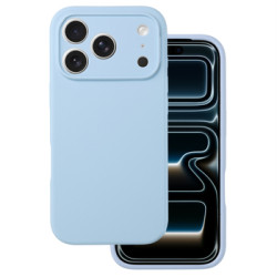 Viedtālruņa aizmugurējais vāciņš Apple iPhone 17 Pro Max Silicone Lite Light Blue