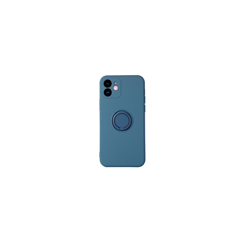 Viedtālruņa aizmugurējais vāciņš Apple iPhone 7 / 8 / SE 20 / SE 22 Silicone Ring Blue
