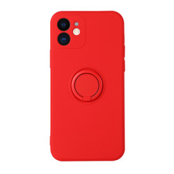 Viedtālruņa aizmugurējais vāciņš Apple iPhone 13 Mini Silicone Ring Red