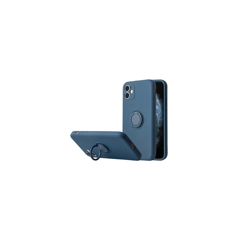 Viedtālruņa aizmugurējais vāciņš Samsung Galaxy A32 Silicone Ring Blue