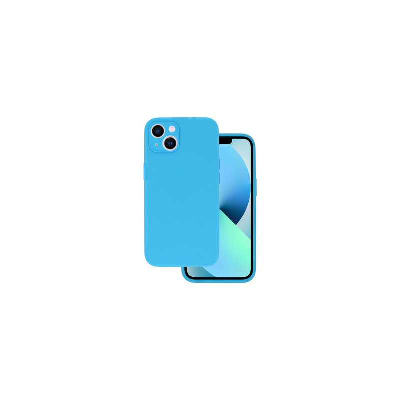Viedtālruņa aizmugurējais vāciņš Samsung Galaxy S22 Ultra Silicone Lite Light Blue