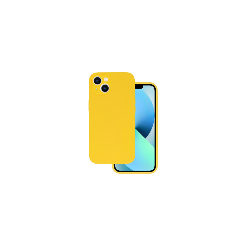 Viedtālruņa aizmugurējais vāciņš Samsung Galaxy S22 Ultra Silicone Lite Yellow