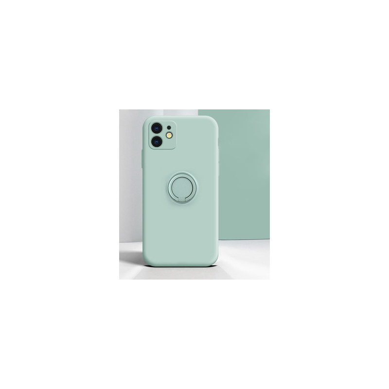 Viedtālruņa aizmugurējais vāciņš Samsung Galaxy S22 Ultra Silicone Ring Mint