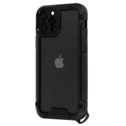 Viedtālruņa aizmugurējais vāciņš Apple iPhone 13 Shield Black, Transparent