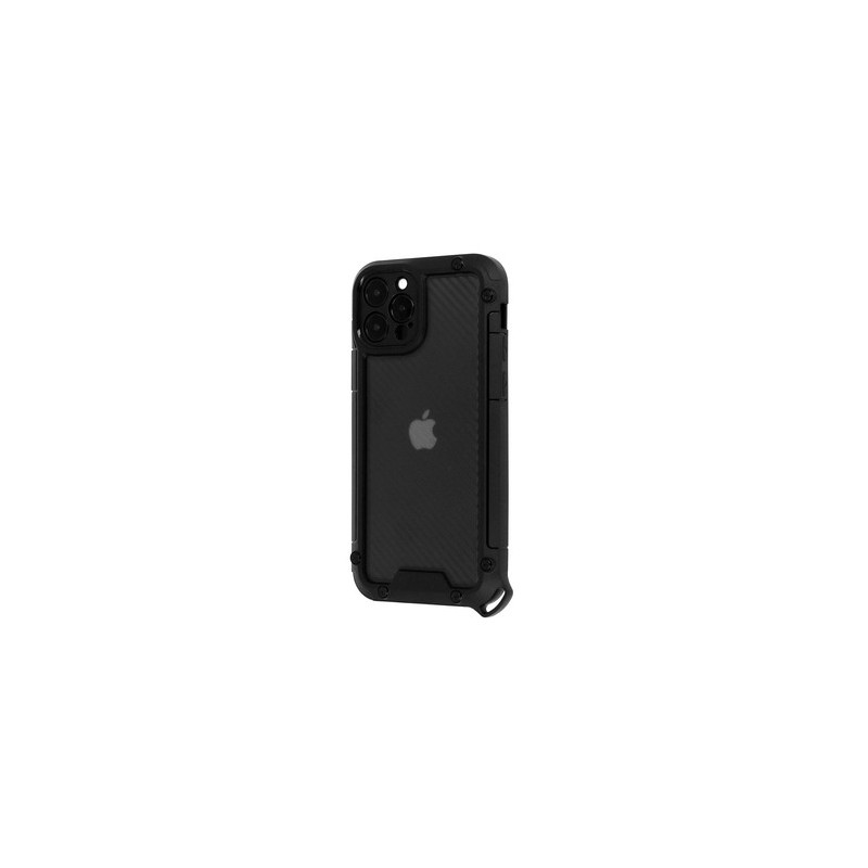 Viedtālruņa aizmugurējais vāciņš Apple iPhone 13 Shield Black, Transparent