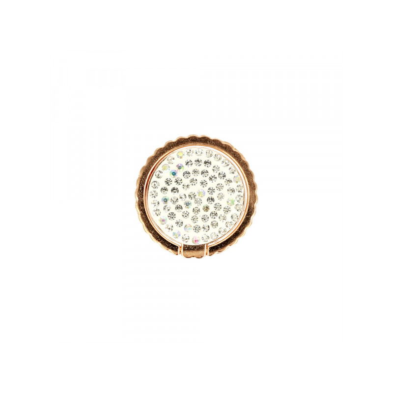 Viedtālruņa pirkstu turētājs Ring diamond Silver, With Design