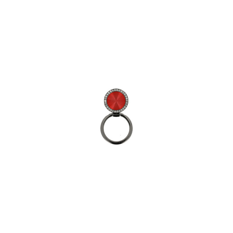 Viedtālruņa pirkstu turētājs Ring zircon Red