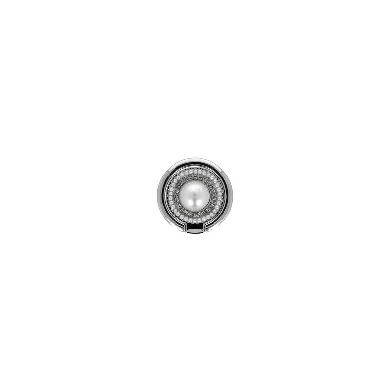 Viedtālruņa pirkstu turētājs Ring Pearl Silver, With Design
