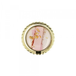 Viedtālruņa pirkstu turētājs Ring Marble Pink