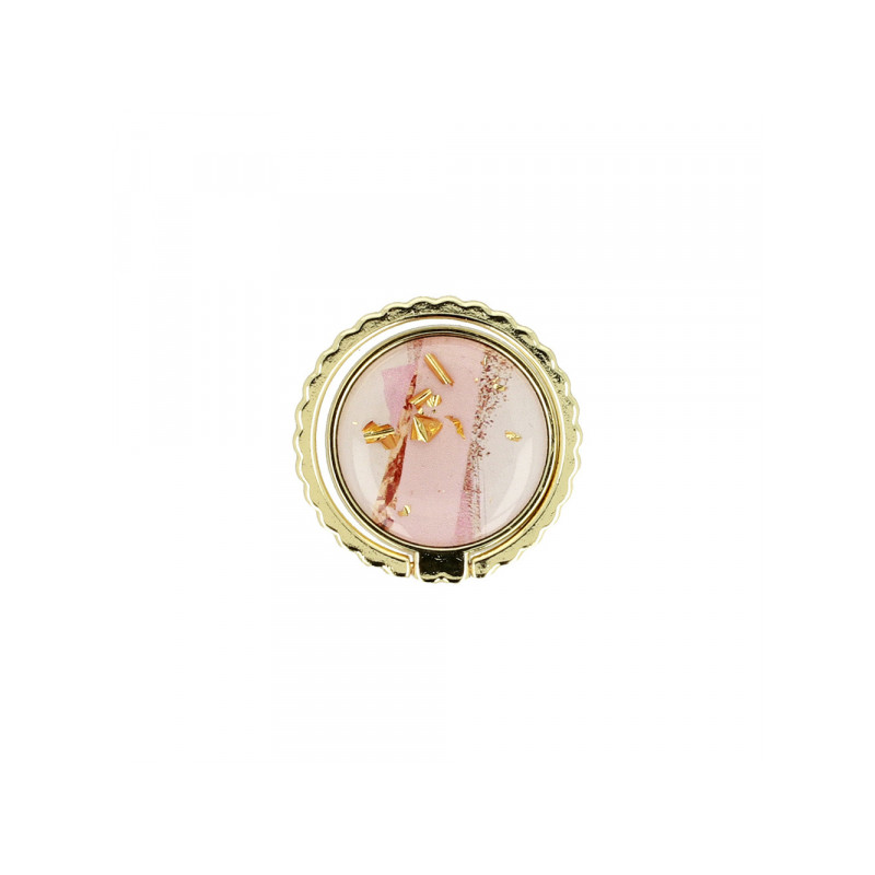 Viedtālruņa pirkstu turētājs Ring Marble Pink