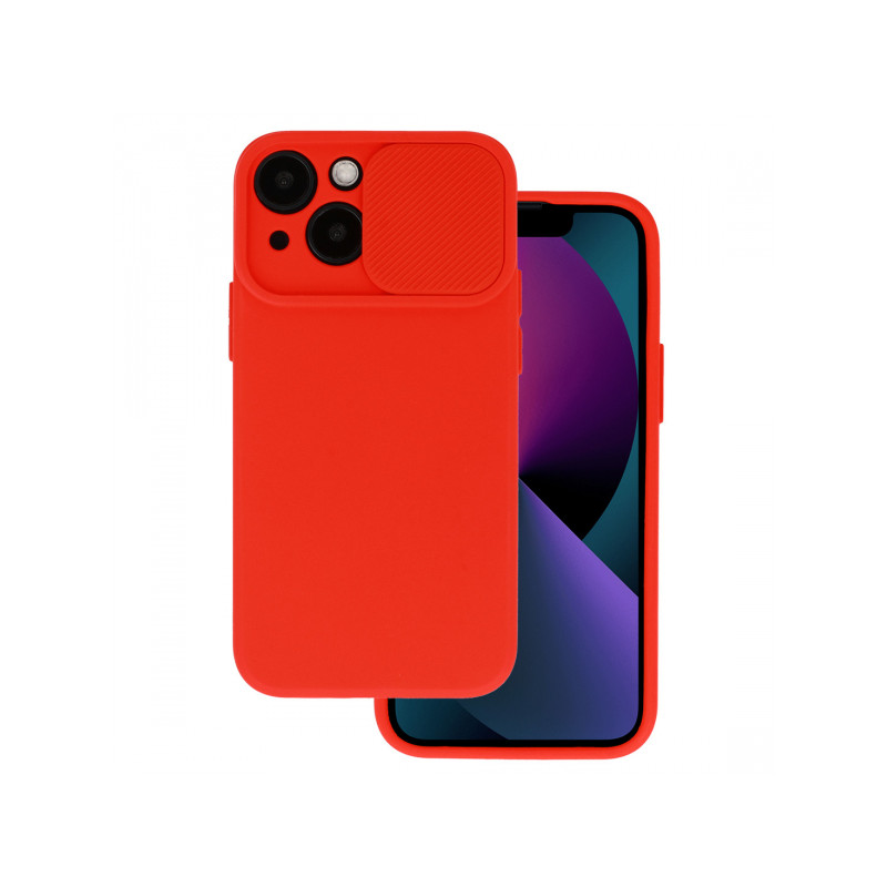 Viedtālruņa aizmugurējais vāciņš Apple iPhone 7 / 8 / SE 20 / SE 22 Camshield Red