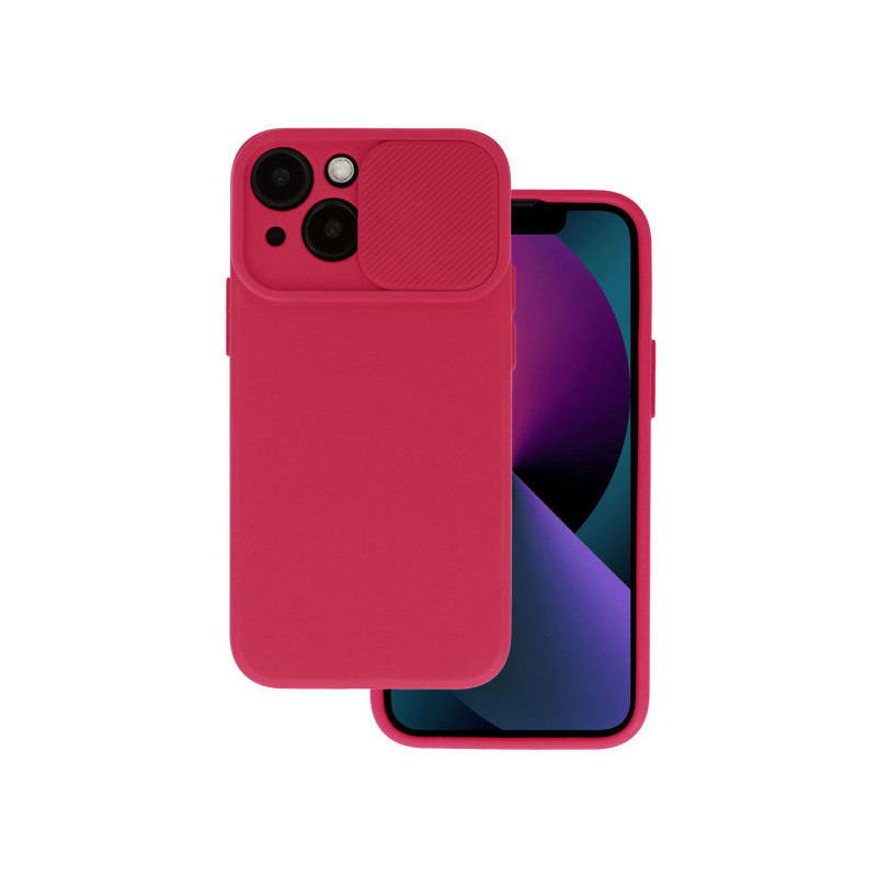 Viedtālruņa aizmugurējais vāciņš Samsung Galaxy A13 Camshield Cherry