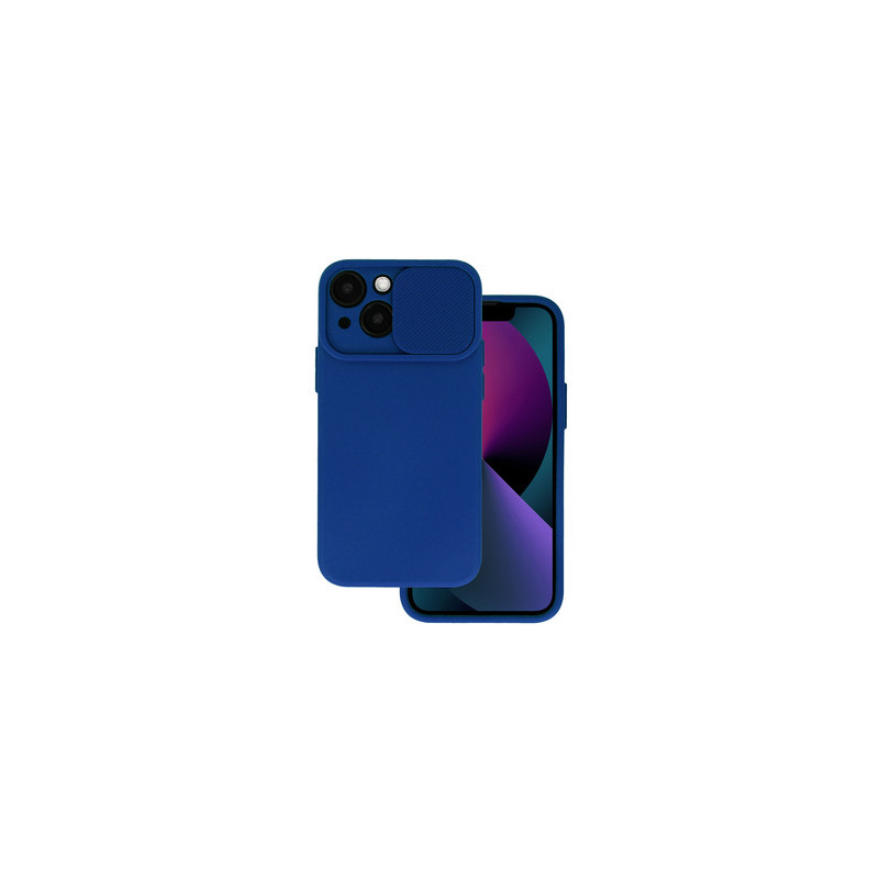 Viedtālruņa aizmugurējais vāciņš Apple iPhone 14 Camshield Dark Blue