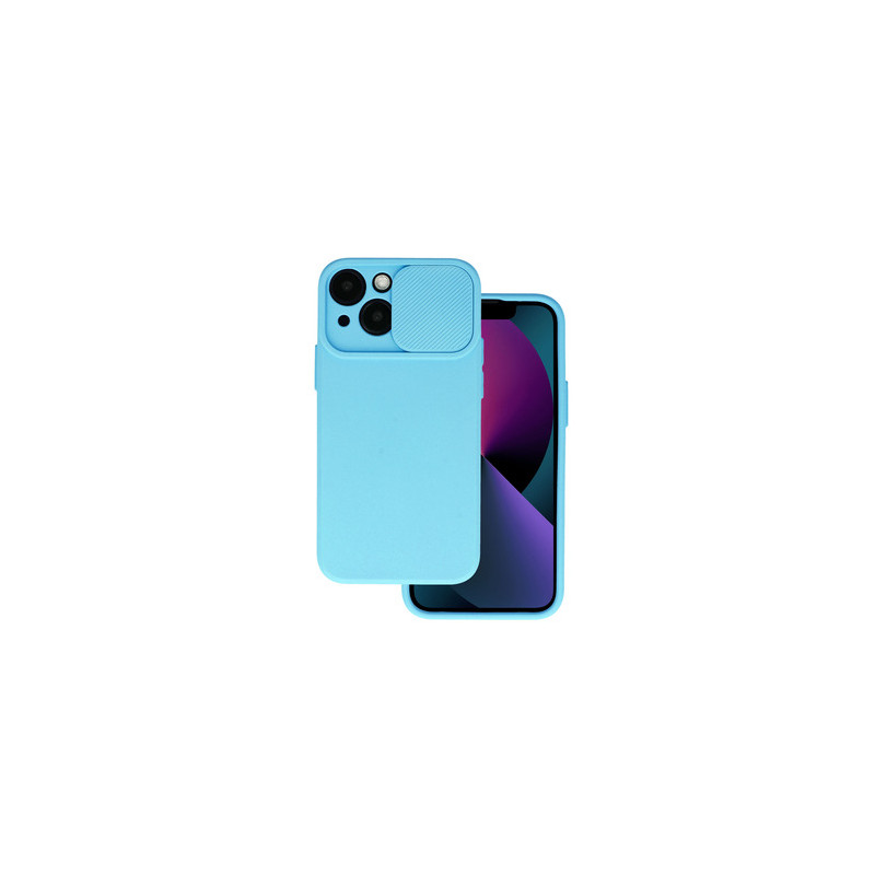 Viedtālruņa aizmugurējais vāciņš Apple iPhone 14 Camshield Light Blue