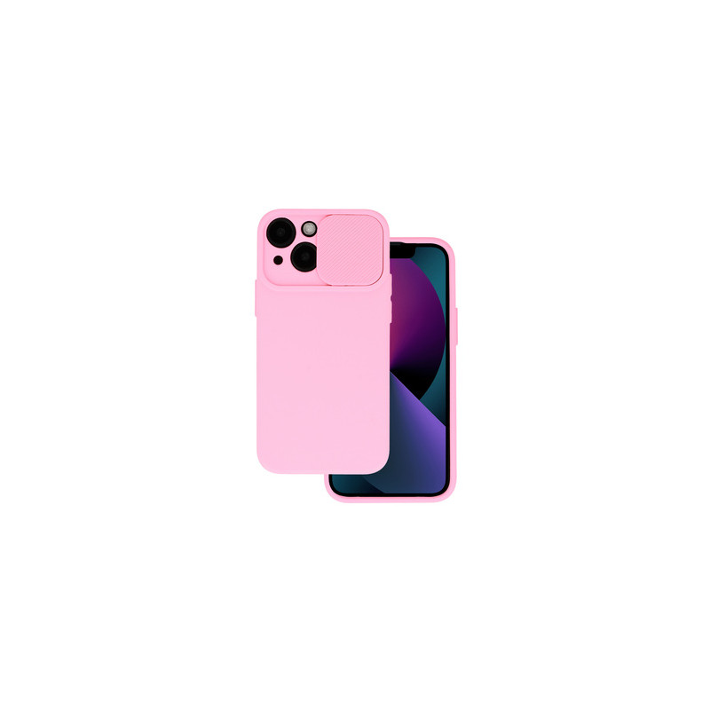 Viedtālruņa aizmugurējais vāciņš Apple iPhone 14 Camshield Light Pink