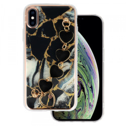 Viedtālruņa aizmugurējais vāciņš Apple iPhone X/XS Trend design 1 Black