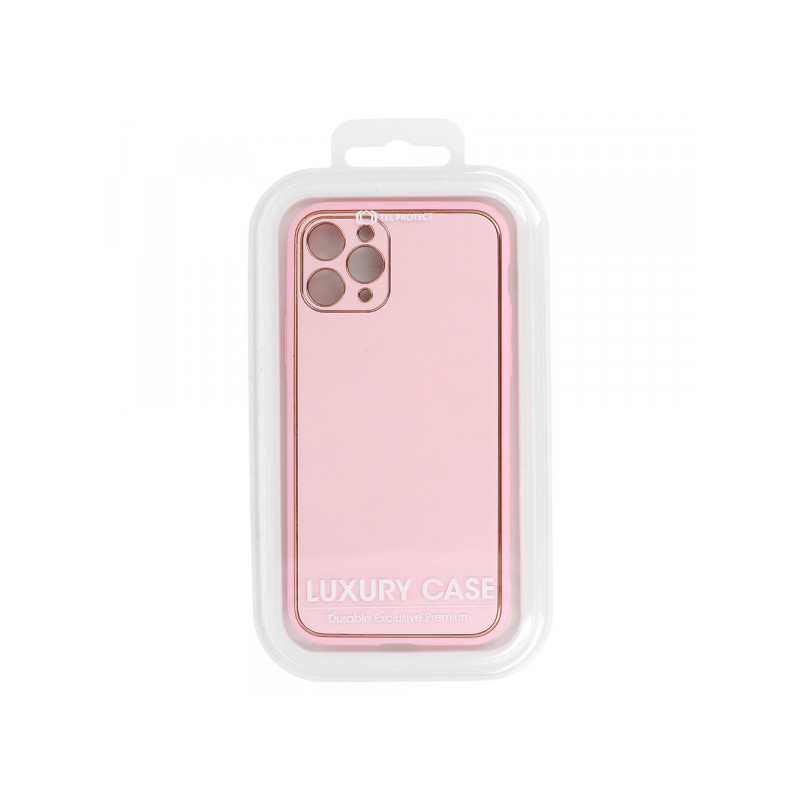 Viedtālruņa aizmugurējais vāciņš Samsung Galaxy S23 Luxury Light Pink