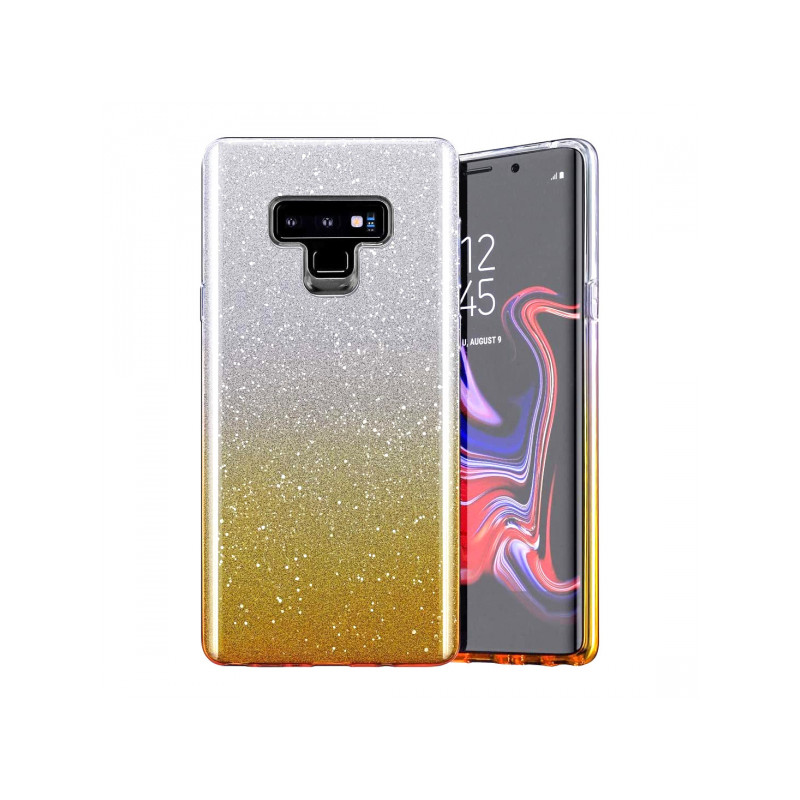 Viedtālruņa aizmugurējais vāciņš Samsung Galaxy A34 5G Bling Gold