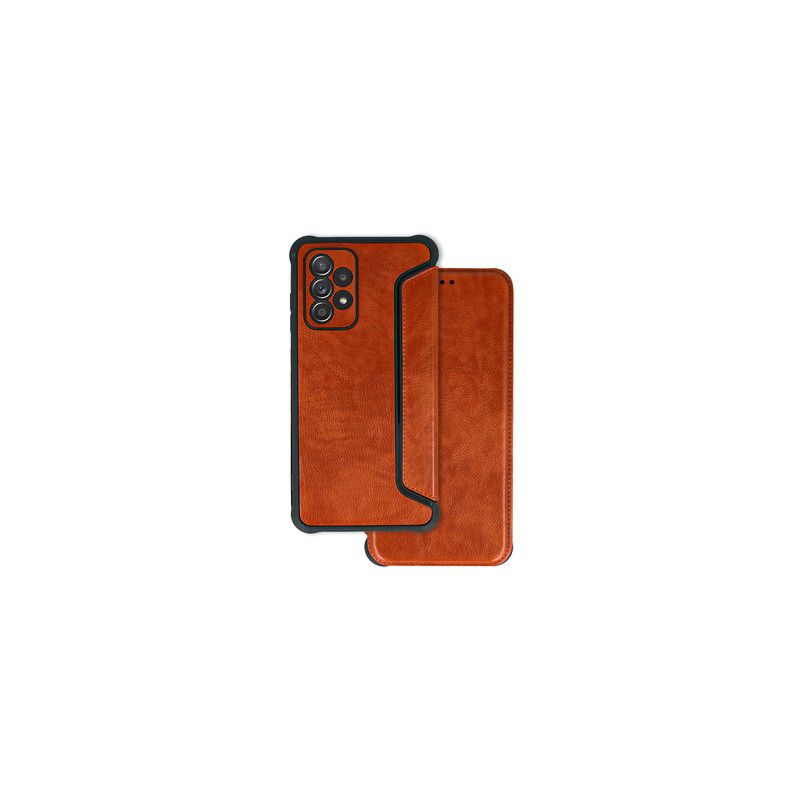 Viedtālruņa atveramais maciņš Samsung Galaxy A53 5G Leather Brown