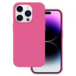 Viedtālruņa aizmugurējais vāciņš Apple iPhone 14 Pro Silicone Premium Bright Pink
