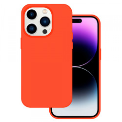 Viedtālruņa aizmugurējais vāciņš Apple iPhone 14 Pro Max Silicone Premium Orange
