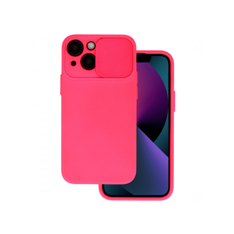 Viedtālruņa aizmugurējais vāciņš Apple Iphone 15 Camshield Pink