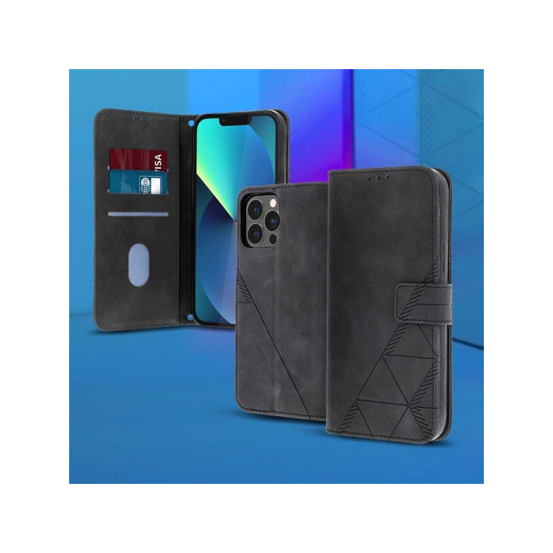 Viedtālruņa atveramais maciņš Samsung Galaxy A23 5G Smart Trendy Black