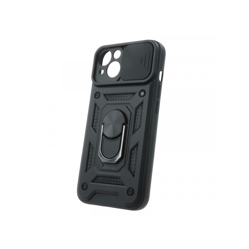 Viedtālruņa aizmugurējais vāciņš Apple iPhone 13 Defender slide Black