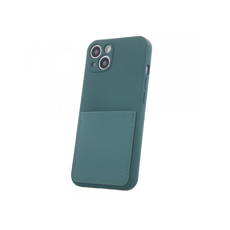 Viedtālruņa aizmugurējais vāciņš Apple iPhone X/XS Card Cover Forest Green